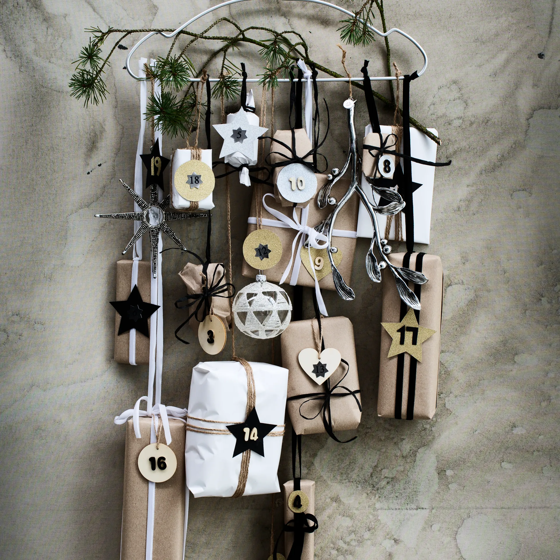 Serafina maretak decoratie, Zilver Lene Bjerre