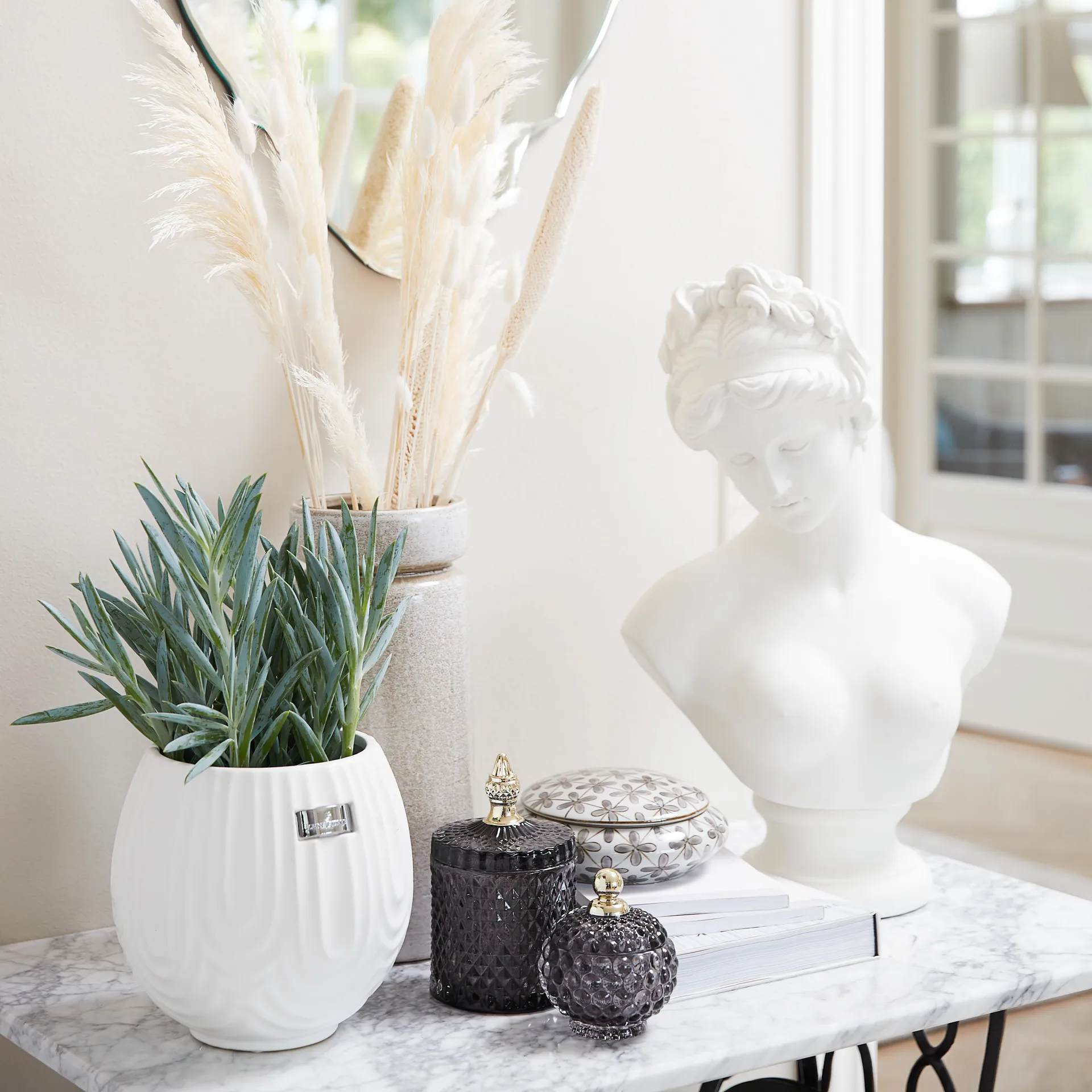 Serafina sculptuur wit, 52 cm Lene Bjerre