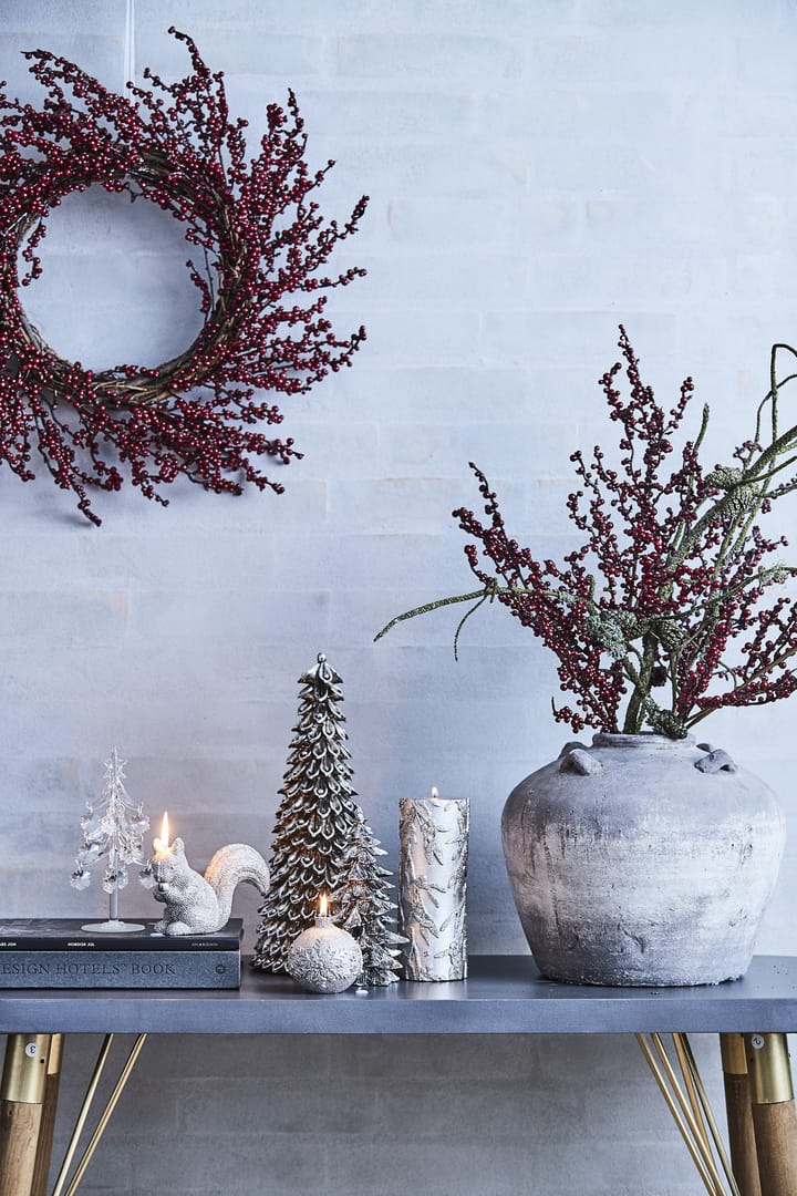Serafina spar decoratie 15 cm, Antiek zilver Lene Bjerre