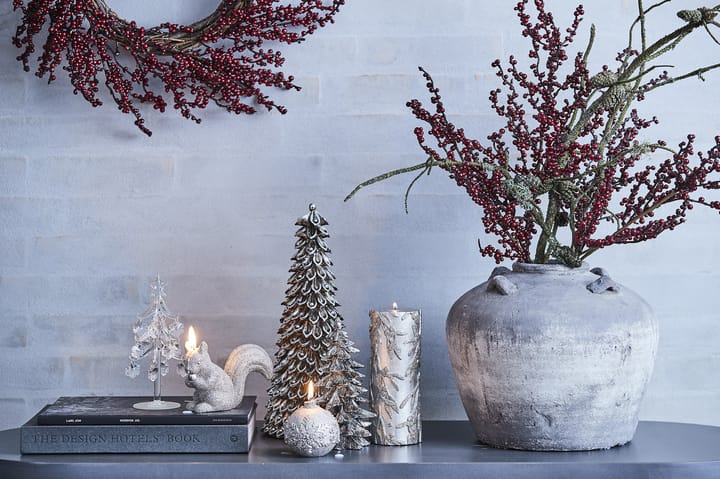 Serafina spar decoratie 15 cm, Antiek zilver Lene Bjerre
