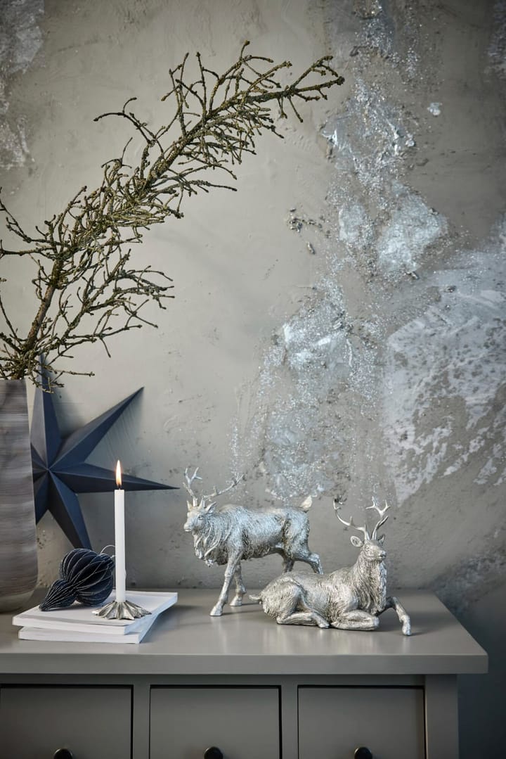 Sessia hert 17 cm, Zilver Lene Bjerre