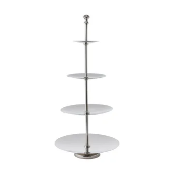 Sigrine etagère - Zilverkleurig, 25x25xH53 cm - Lene Bjerre
