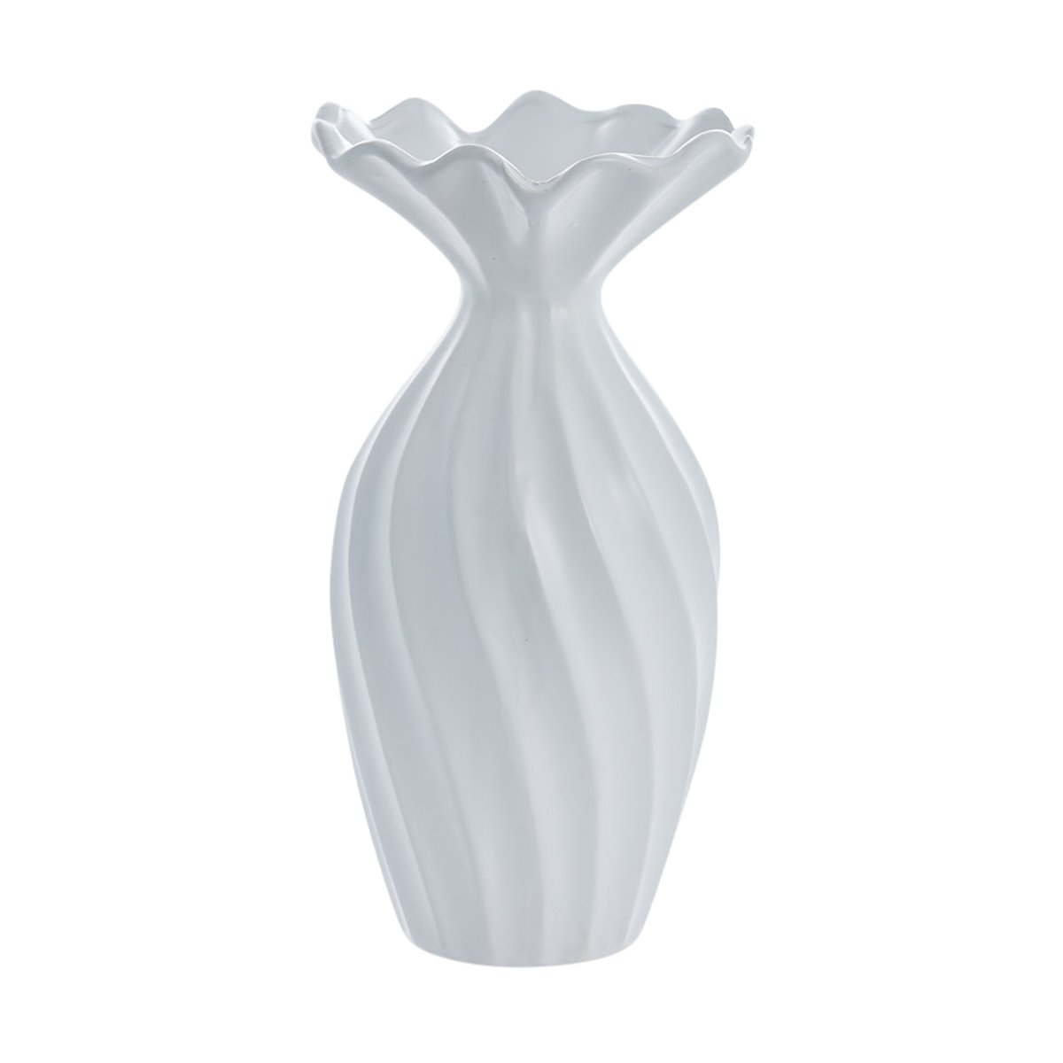 Lene Bjerre Susille vaas 25 cm White | Scandinavisch Interieur | Vazen | Wit