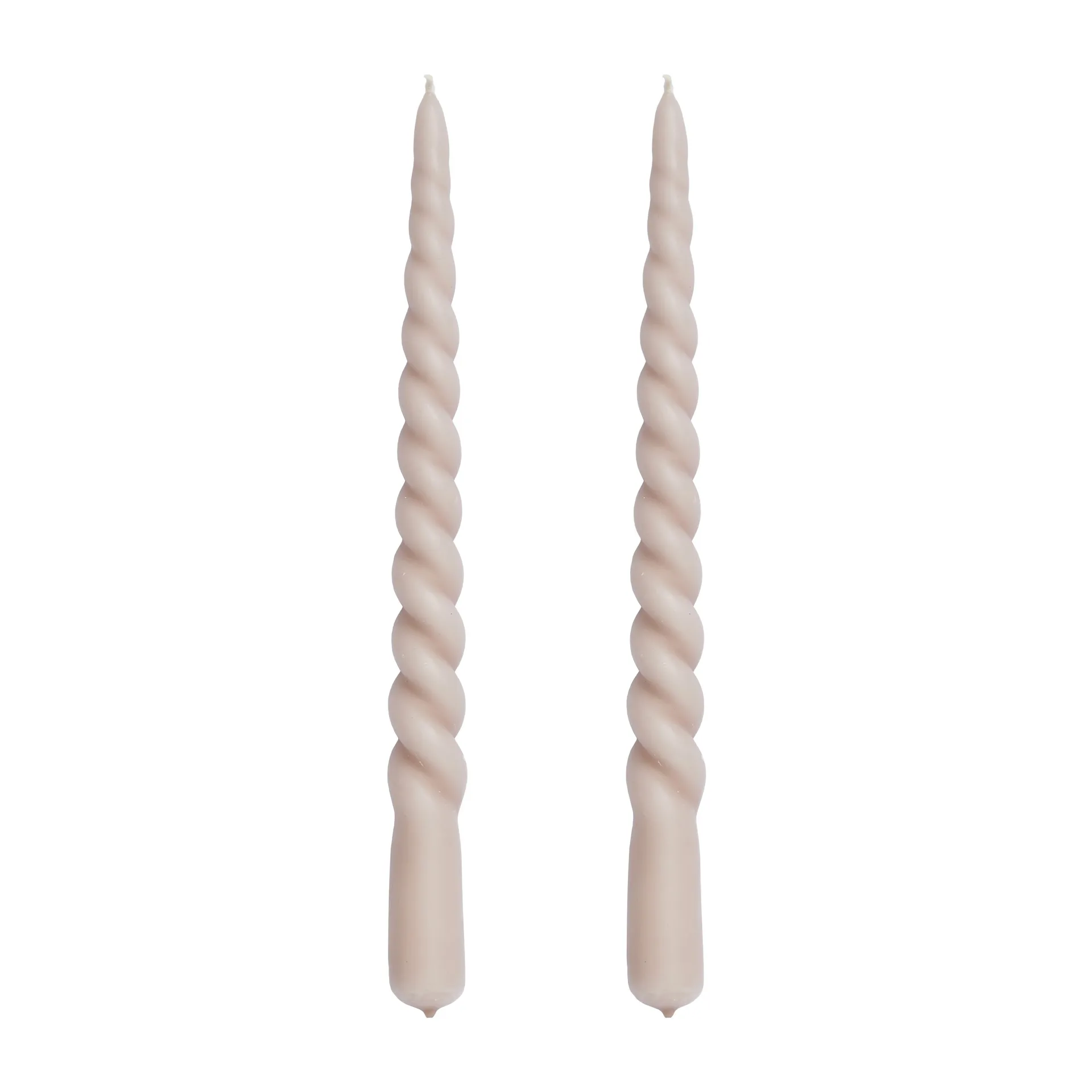 Twisted gedraaide kaarsen 25 cm 2-pack, Bark Lene Bjerre
