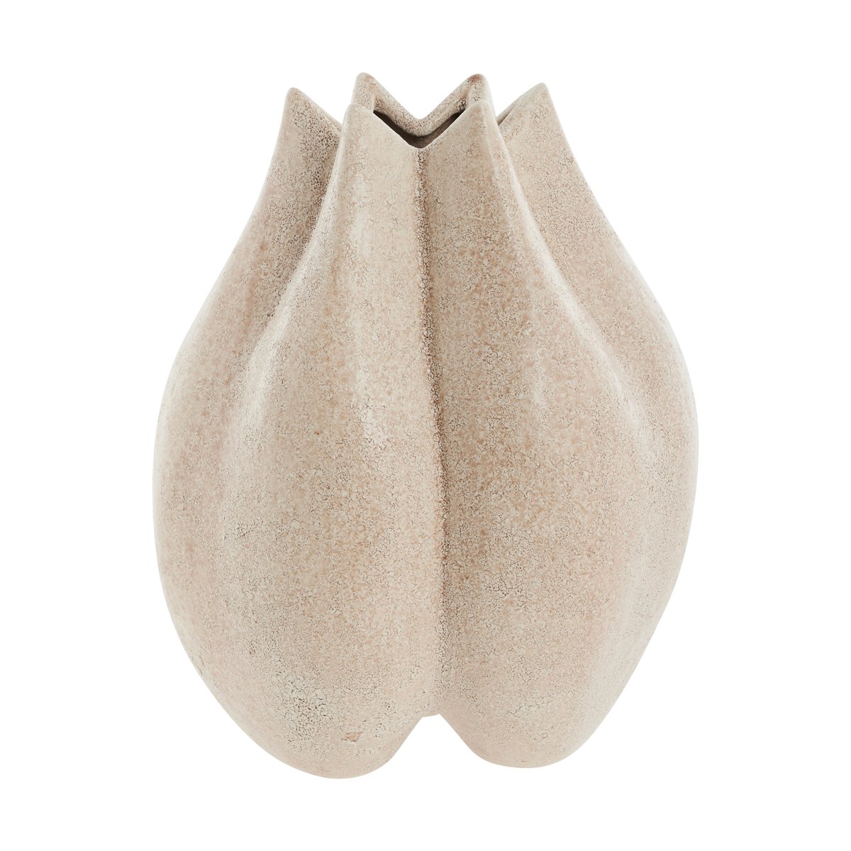Lene Bjerre Valona vaas 30 cm Linen | Scandinavisch Interieur | Vazen | Beige