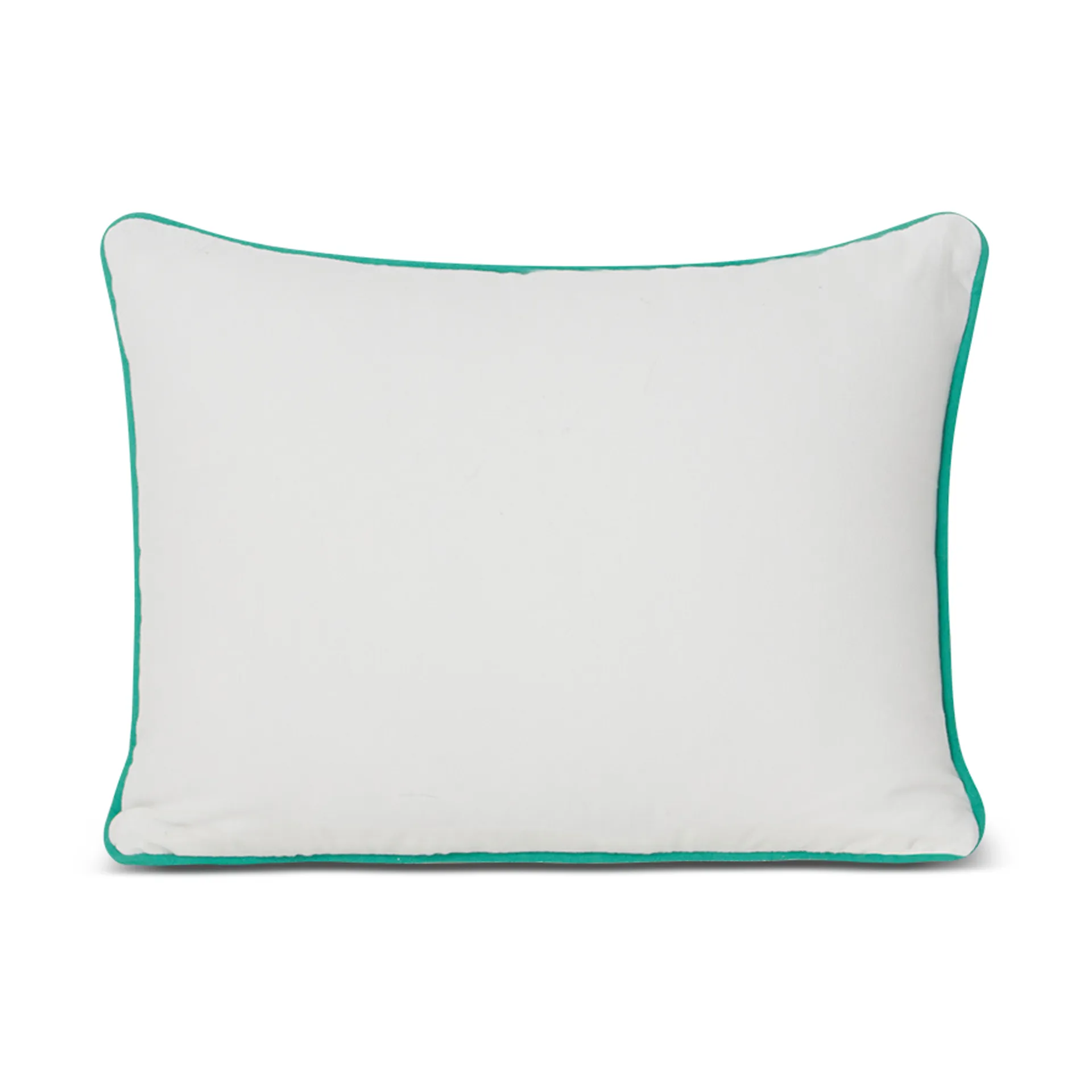 Beach Club Small Embroidered kussen 30x40 cm, Blauw-wit-groen Lexington