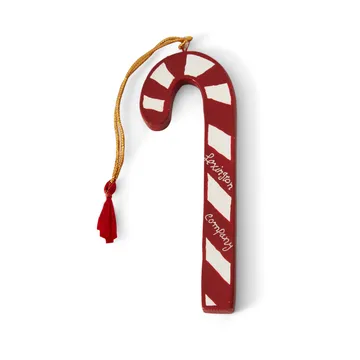 Candy Cane Papier Maché kerstboomhanger - 12 cm - Lexington