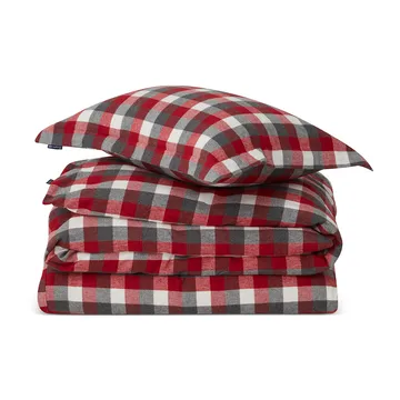 Checked Flannel beddengoedset - 2x50x60 cm, 220x220 cm - Lexington