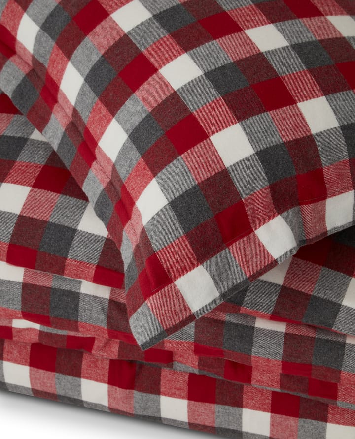 Checked Flannel beddengoedset, 2x50x60 cm, 220x220 cm Lexington