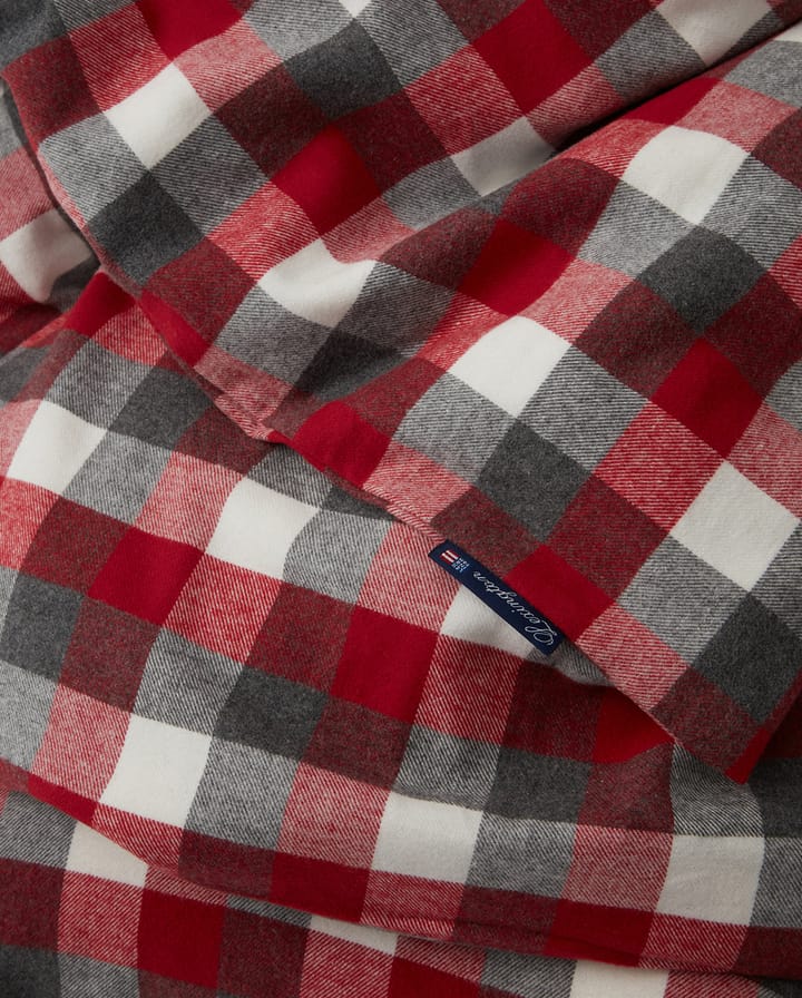 Checked Flannel beddengoedset, 2x50x60 cm, 220x220 cm Lexington