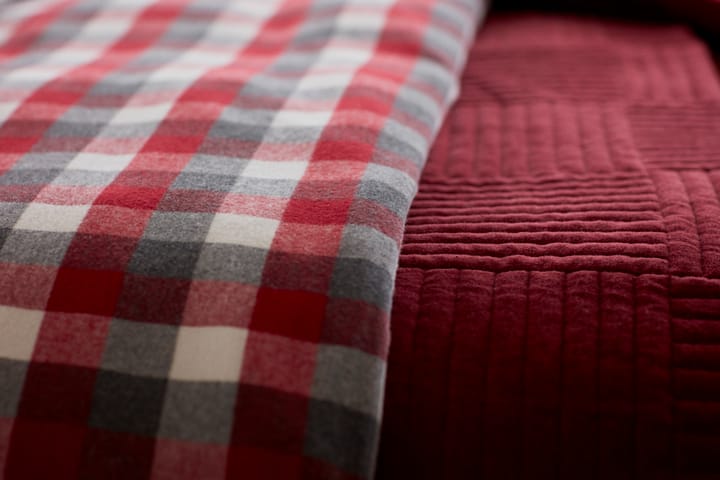 Checked Flannel beddengoedset, 2x50x60 cm, 220x220 cm Lexington
