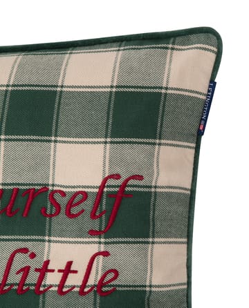 Checked Organic Cotton Flannel kussenhoes 50x50 cm - Merry Little Christmas - Lexington