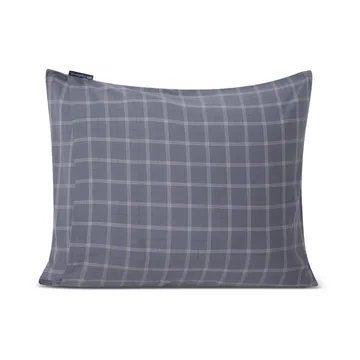 Checked Pinpoint Oxford kussensloop 50x60 cm - Dove - Lexington