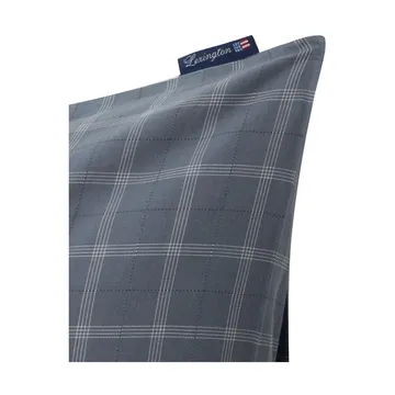 Checked Pinpoint Oxford kussensloop 50x60 cm - Dove - Lexington