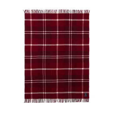 Checked Recycled plaid 130x170 cm - Rood-wit - Lexington