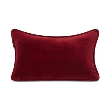 Christmas Organic Cotton Velvet kussen 30x50 cm - Red - Lexington