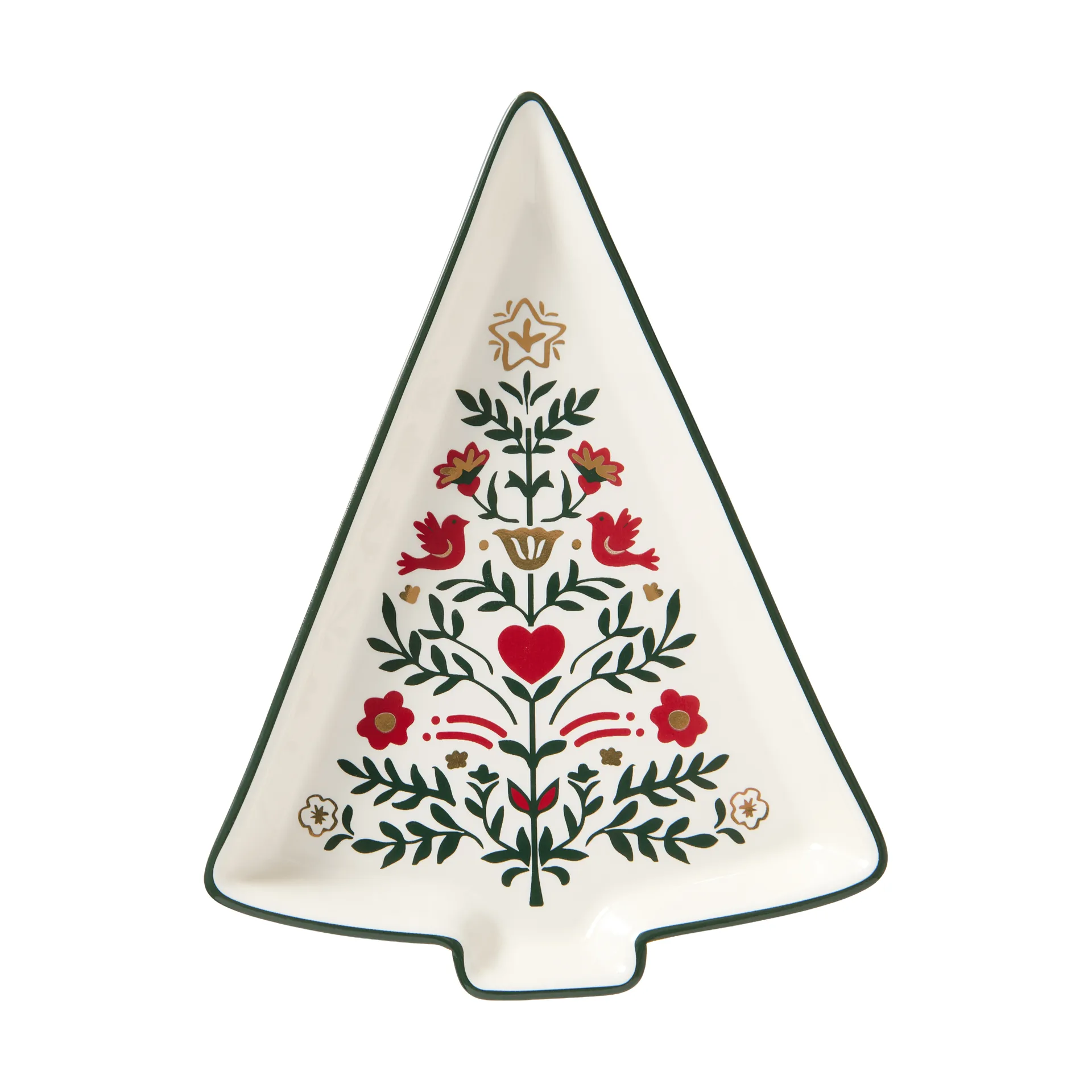 Christmas Tree serveerschaal, Multi, 15,2x11x1,6 cm Lexington