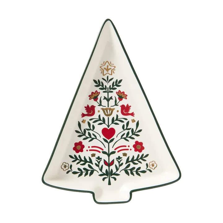 Christmas Tree serveerschaal - Multi, 15,2x11x1,6 cm - Lexington