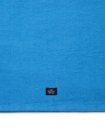 Cotton Jute Runner with Side Stripes 50x250 cm - Blauw-wit - Lexington