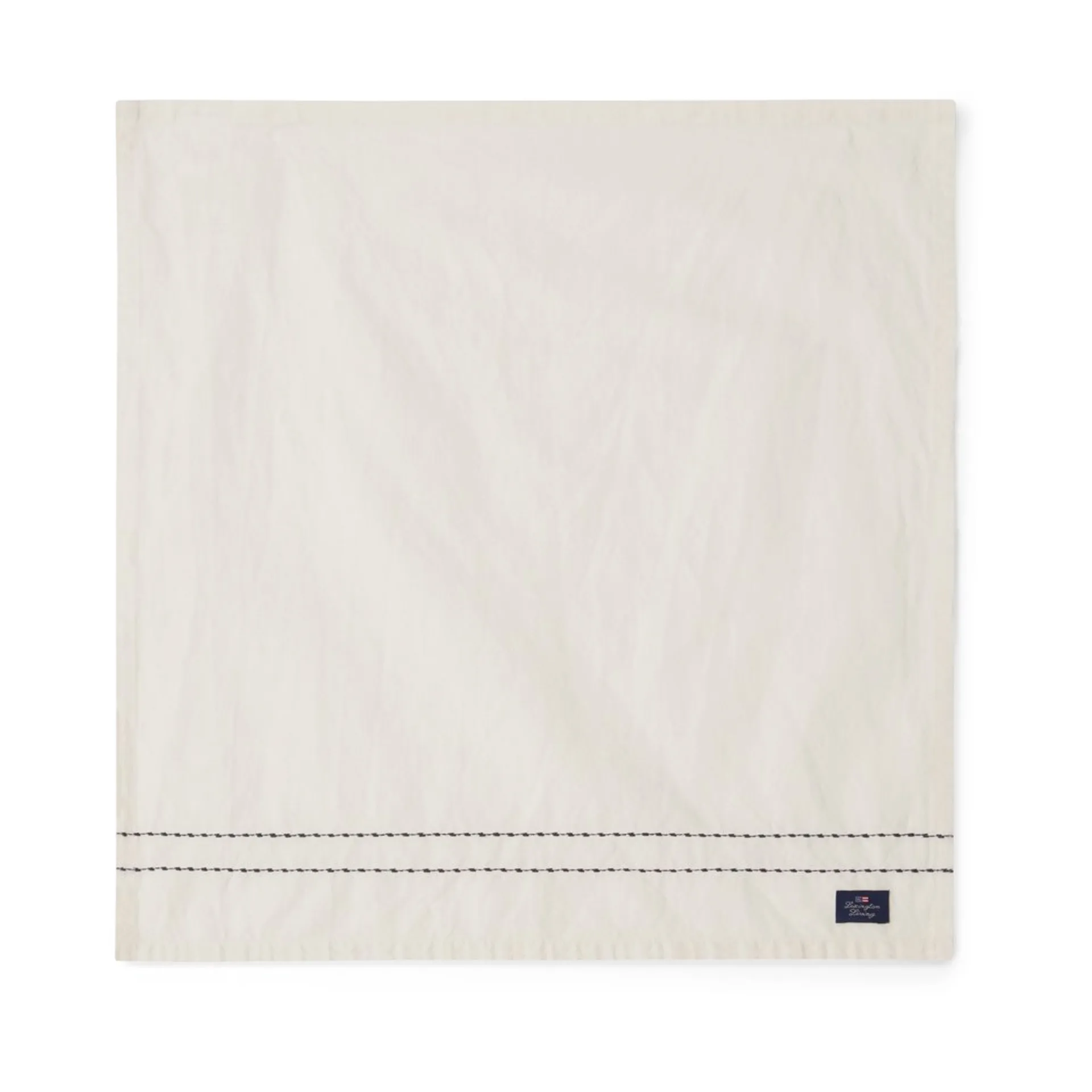 Cotton Linen stoffen servet stitches 50x50 cm, Off-white Lexington