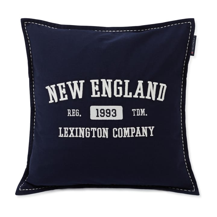 Cotton Twill Logo Message kussenhoes 50x50 - Blue - Lexington