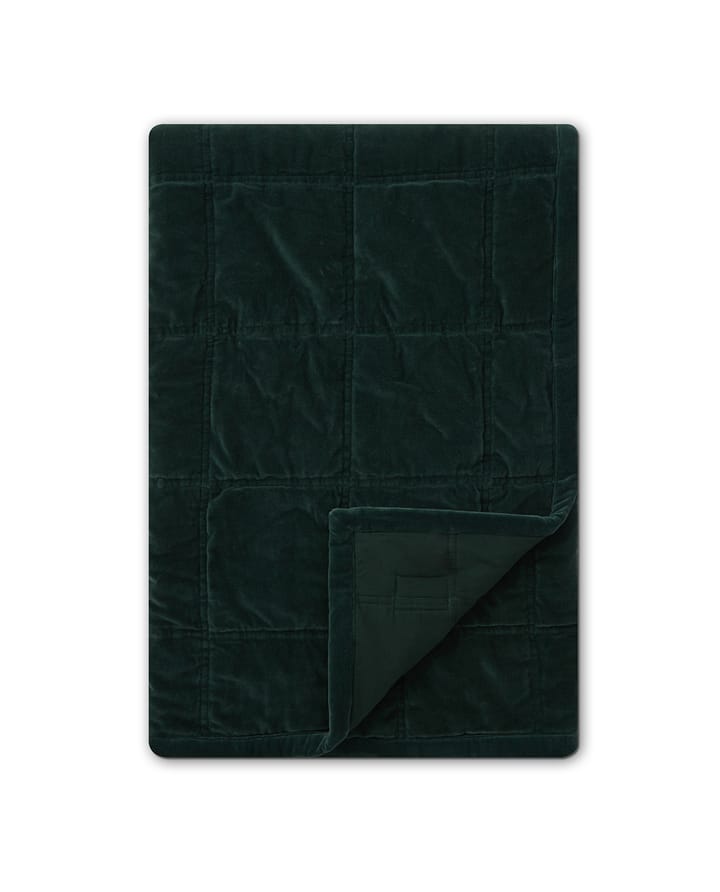 Cotton Velvet quilted sprei 240x260 cm, Green Lexington