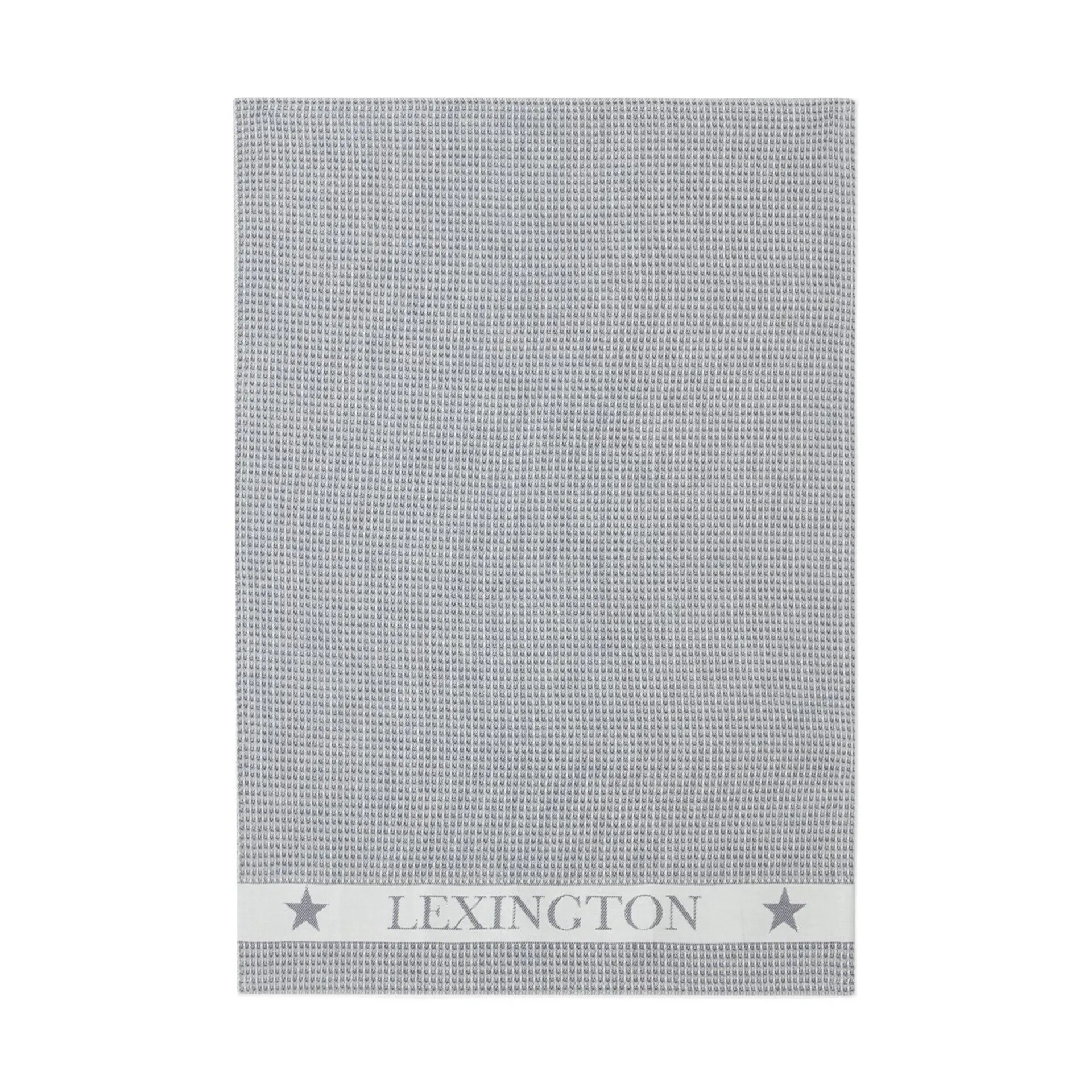 Cotton Waffle keukenhanddoek 45x70 cm, Dark gray-white Lexington