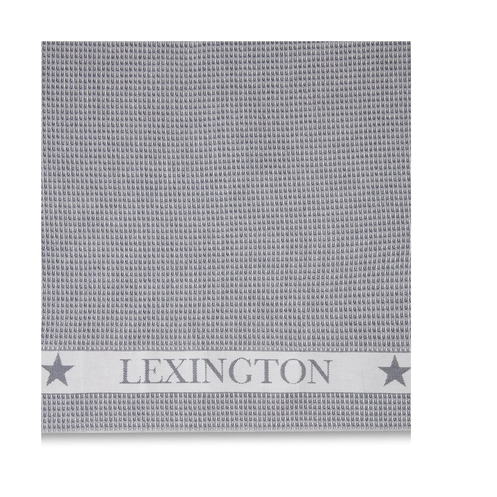 Cotton Waffle keukenhanddoek 45x70 cm, Dark gray-white Lexington