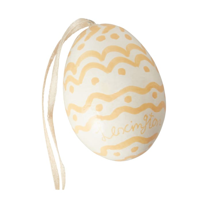 Easter Eggs in Papier Maché  paashanger 2-pack, Green-yellow Lexington