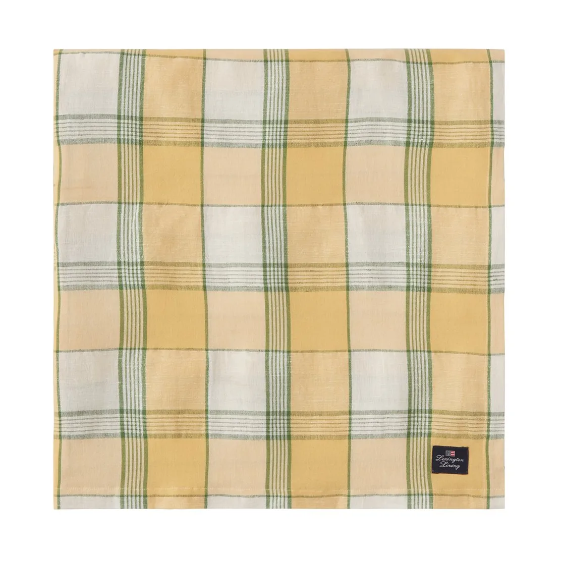 Easter Linen/Cotton tafelkleed 150x250 cm, Yellow-green Lexington
