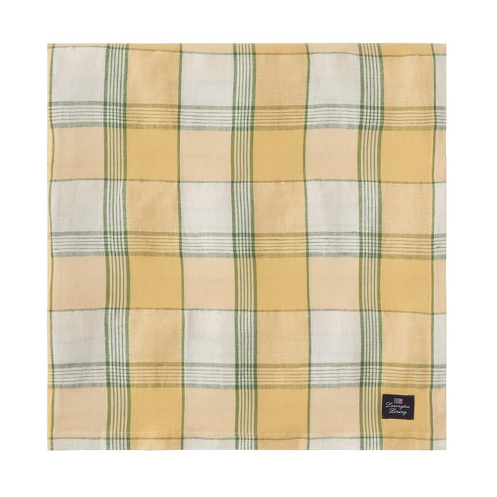 Easter Linen/Cotton tafelkleed 150x250 cm - Yellow-green - Lexington