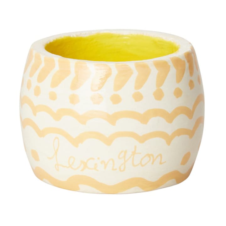 Easter Ring in Wood servetring 4-pack, Green-yellow Lexington