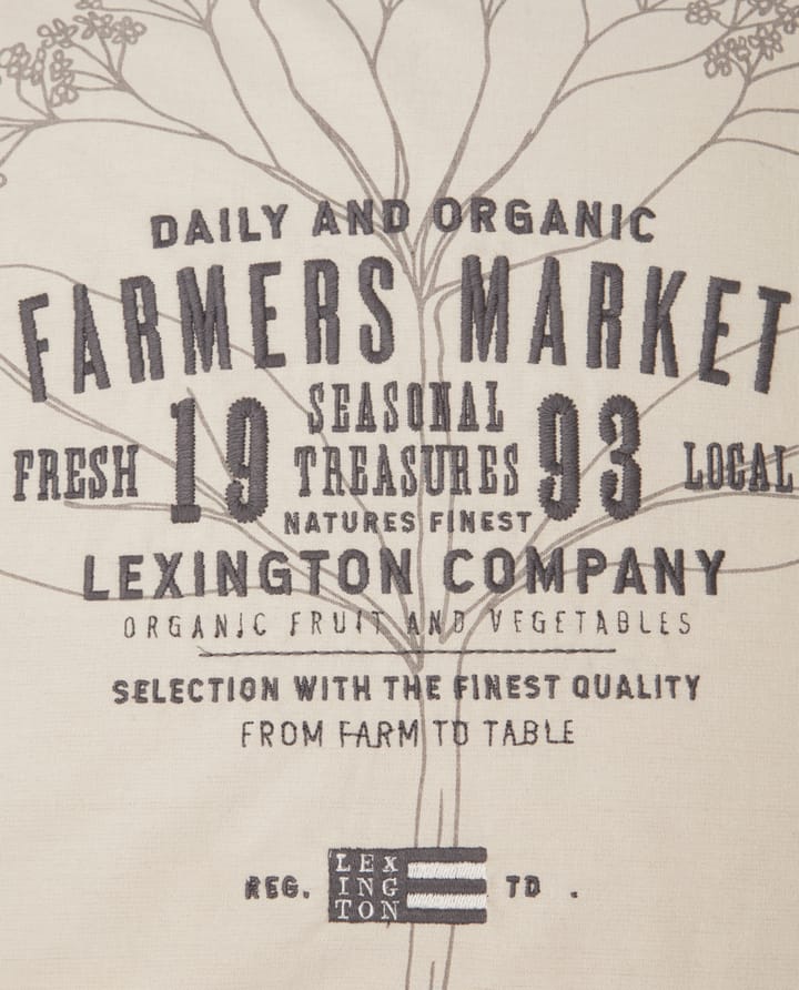 Farmers Market kussenhoes 50x50 cm, Beige Lexington