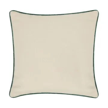Flower Embroidered Wool Mix kussenhoes 50x50 cm - Light beige-green - Lexington
