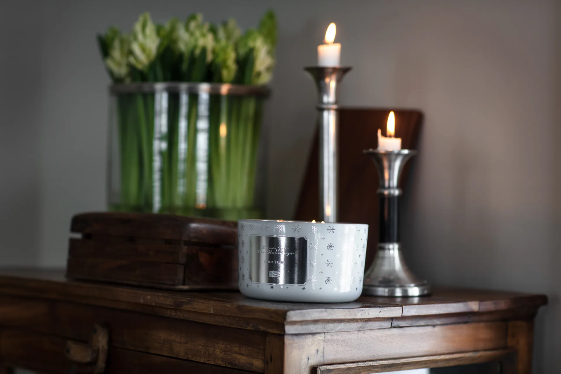 Frosty Orange geurkaars, 30 uur Lexington