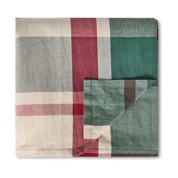 Groen-rood Checked linnen/katoenen tafellaken - 150x250 cm - Lexington