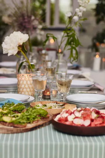 Handwoven Bamboo geurkaars lemongrass-coconut - 66 uur - Lexington