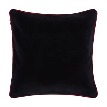 Heart kussenhoes van biologisch katoensatijn - Black-multi, 50x50 cm - Lexington