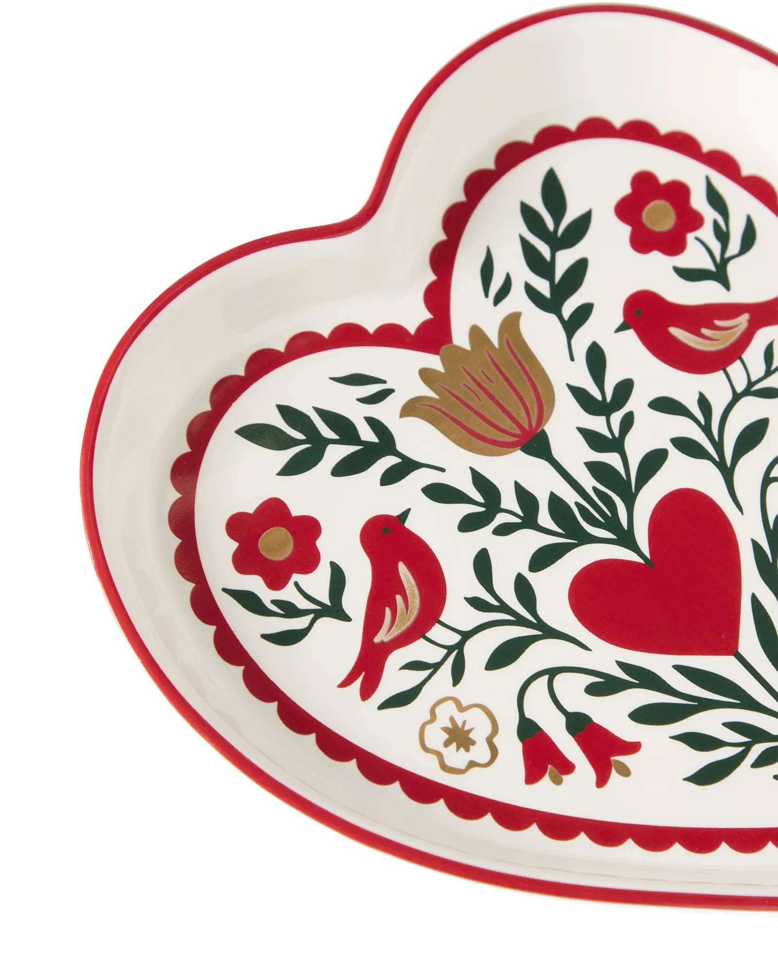 Heart serveerschaal, Multi, 13x13x1,6 cm Lexington