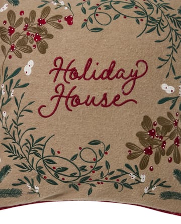 Holiday House ullmix kussensloop 50x50 cm - Beige-multi - Lexington