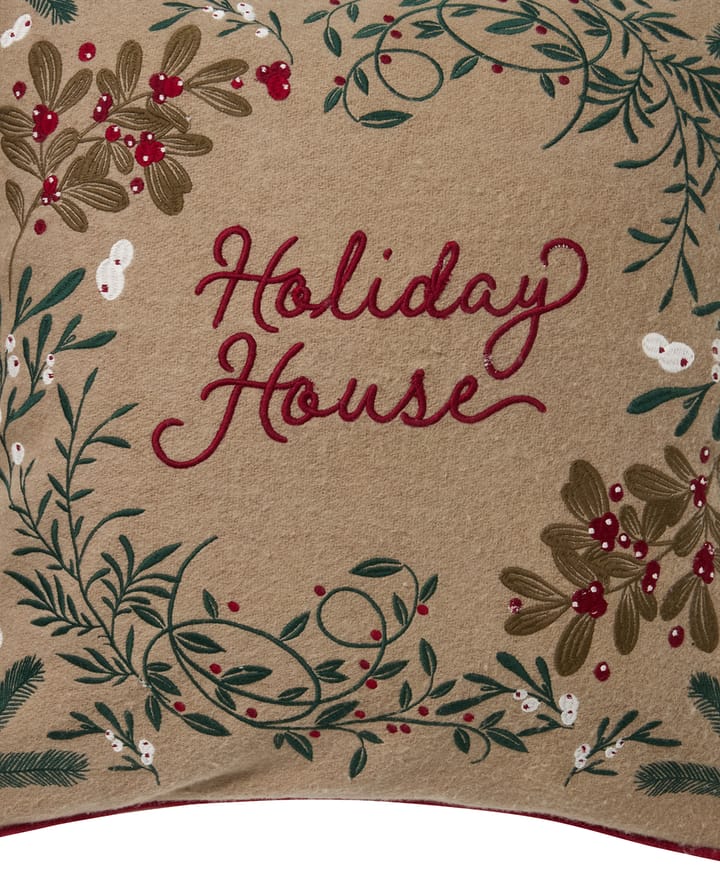 Holiday House ullmix kussensloop 50x50 cm, Beige-multi Lexington