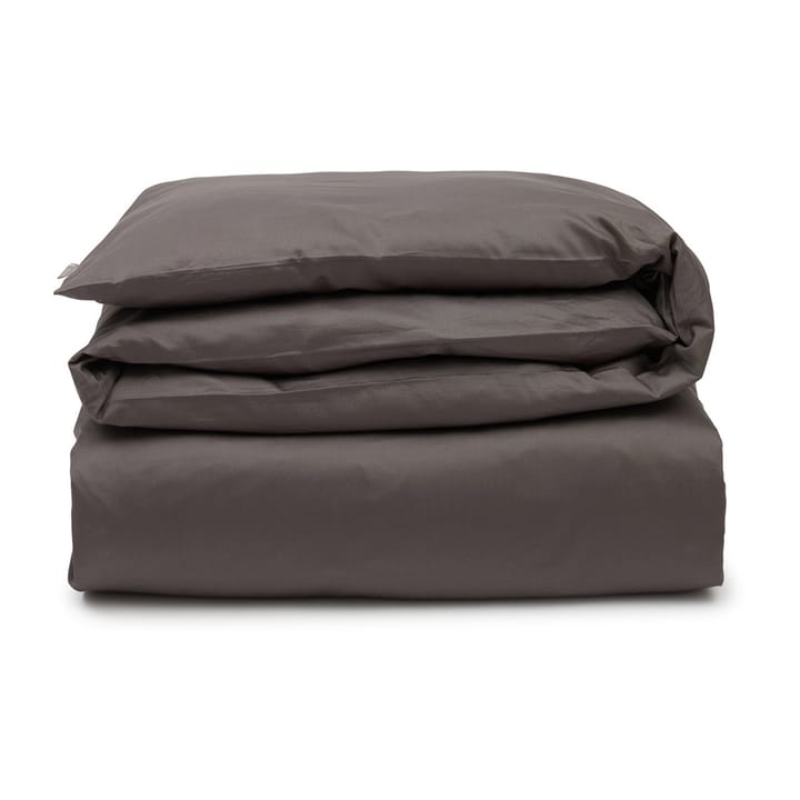 Hotel Cotton Sateen dekbedovertrek 150x210 cm - Charcoal grey - Lexington