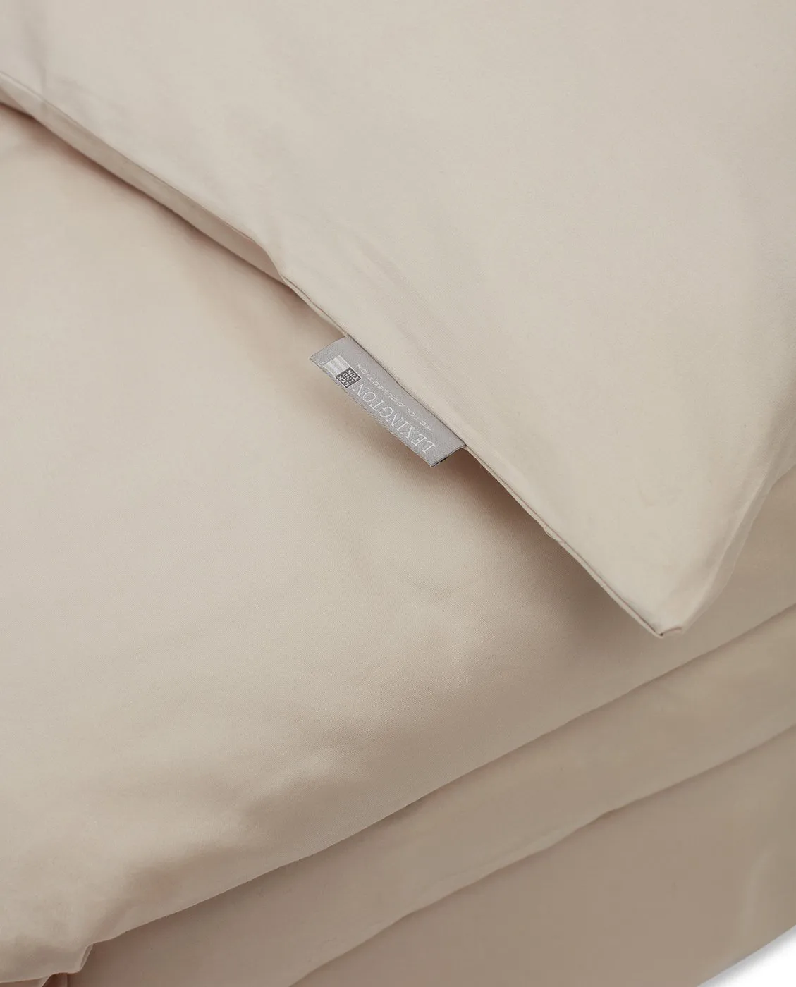 Hotel Cotton Sateen dekbedovertrek 150x210 cm, Light sand Lexington