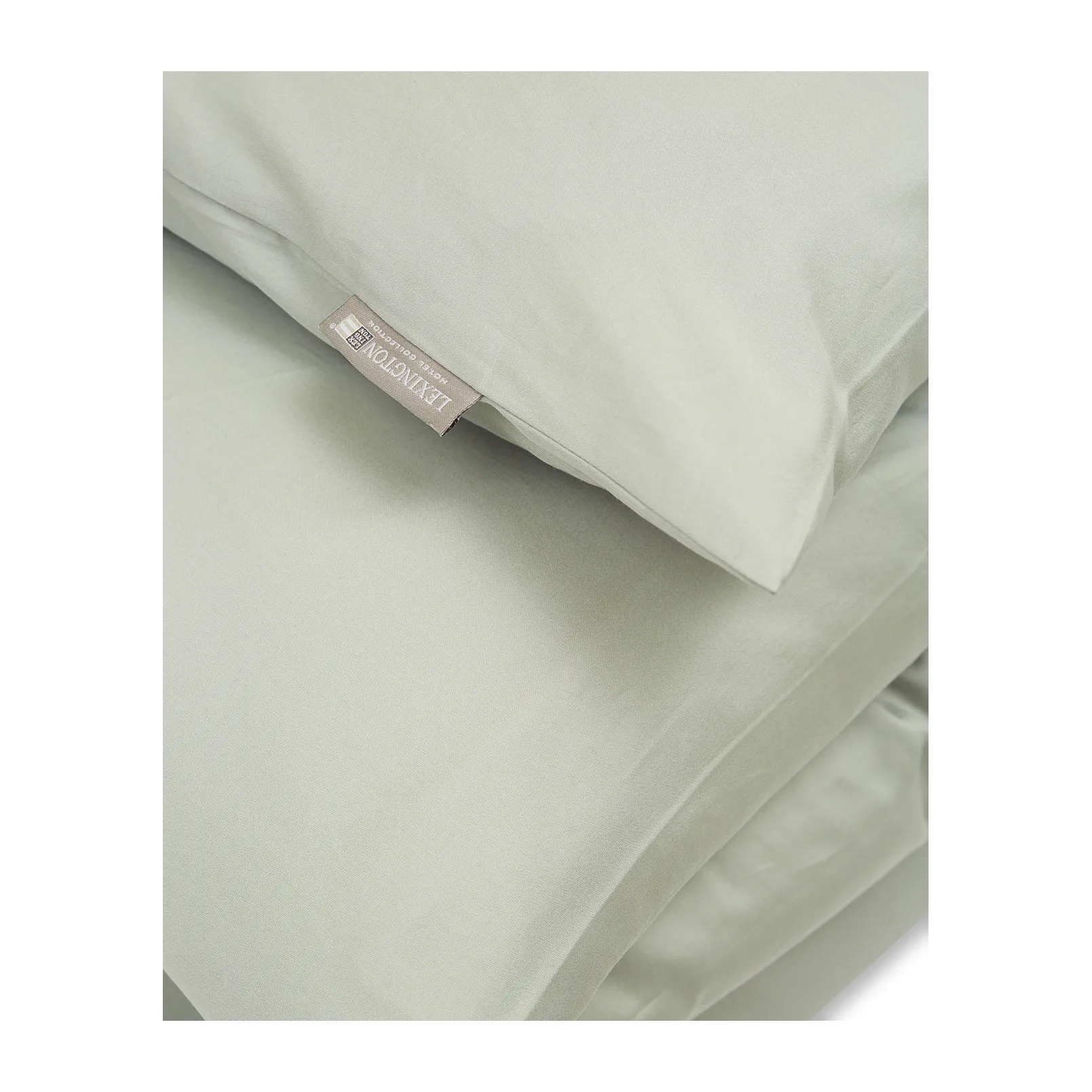 Hotel Cotton Sateen dekbedovertrek 150x210 cm, Sage green Lexington