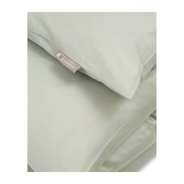 Hotel Cotton Sateen dekbedovertrek 220x220 cm, Sage green Lexington