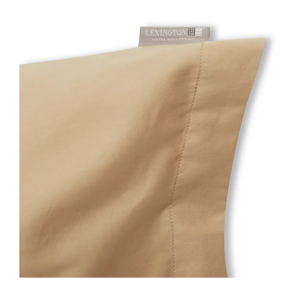 Hotel Cotton Sateen kussensloop 50x90 cm, Lichtbeige Lexington