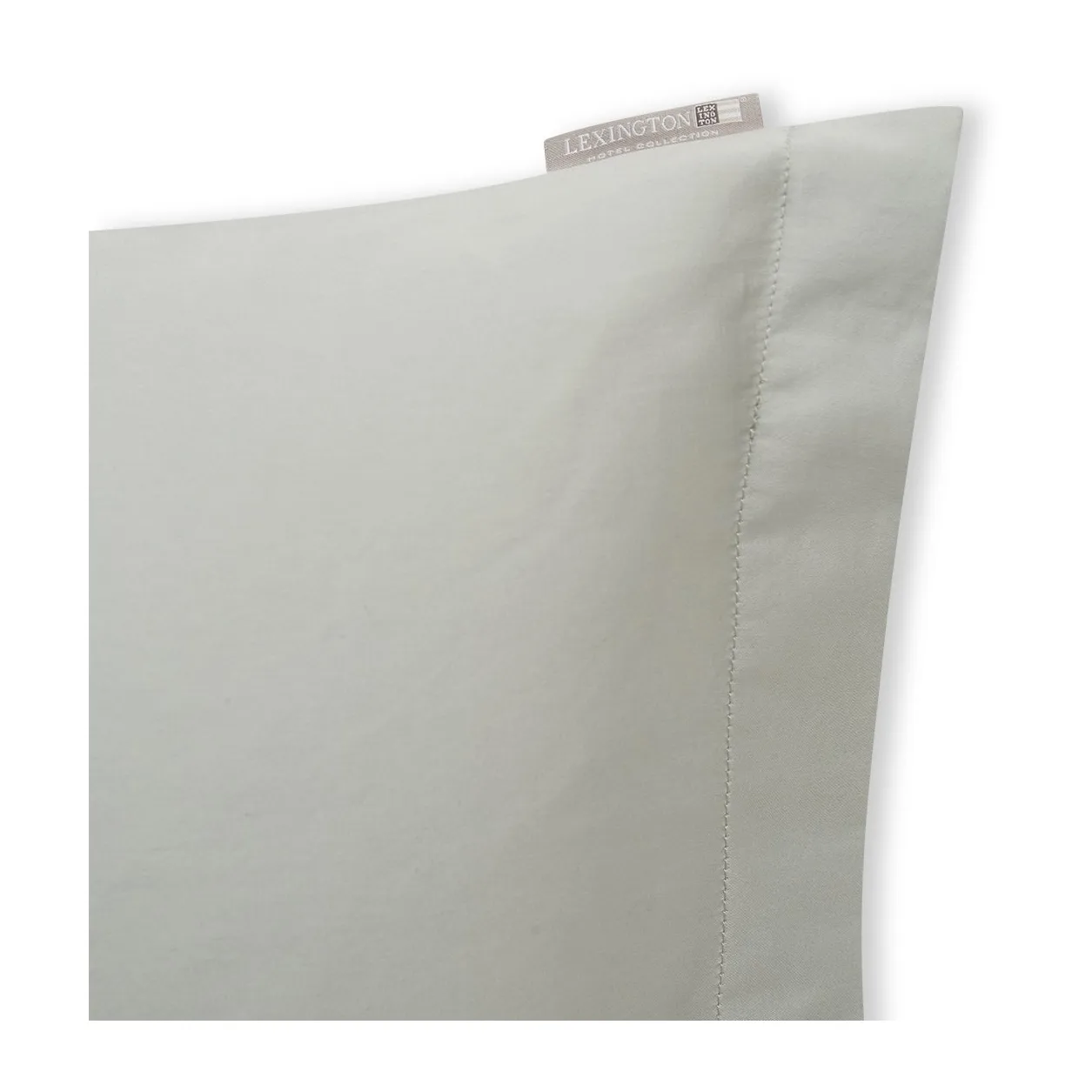 Hotel Cotton Sateen kussensloop 65x65 cm, Sage green Lexington