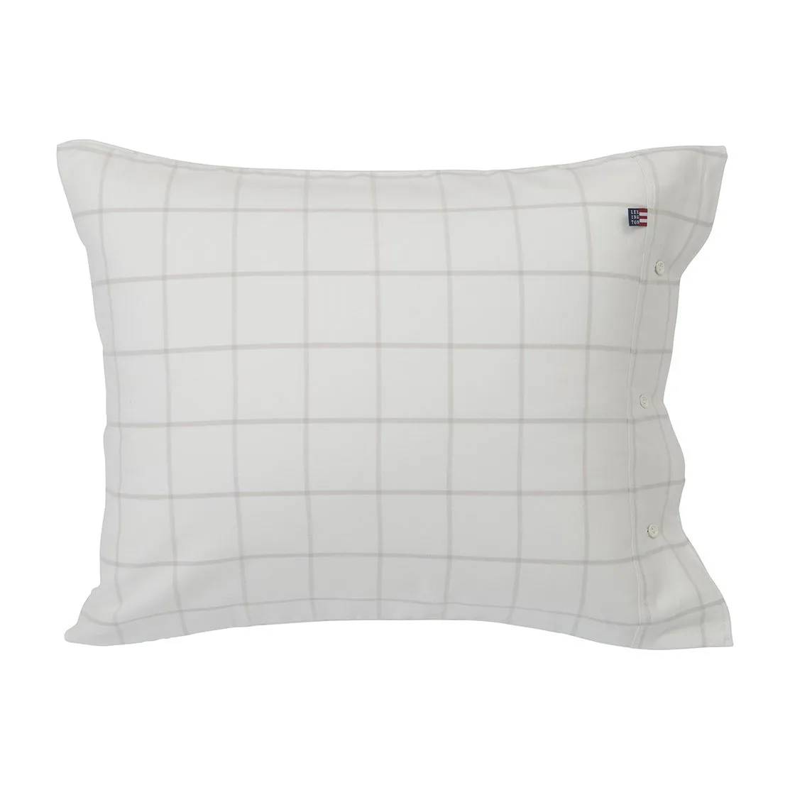 Hotel Light Flannel kussensloop 50x90 cm, Wit-lichtbeige Lexington