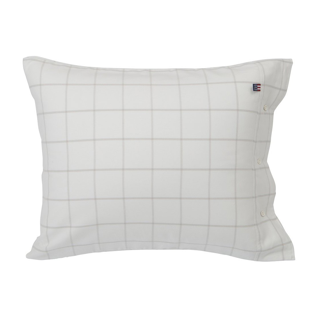 Lexington Hotel Light Flannel kussensloop 50x90 cm Wit-lichtbeige