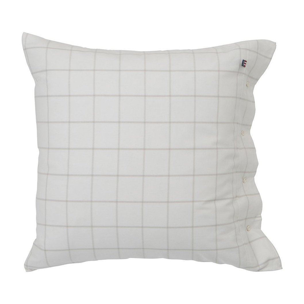 Lexington Hotel Light Flannel kussensloop 65x65 cm Wit-lichtbeige